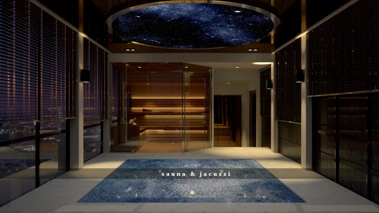 Gym & Sauna, Jacuzzi